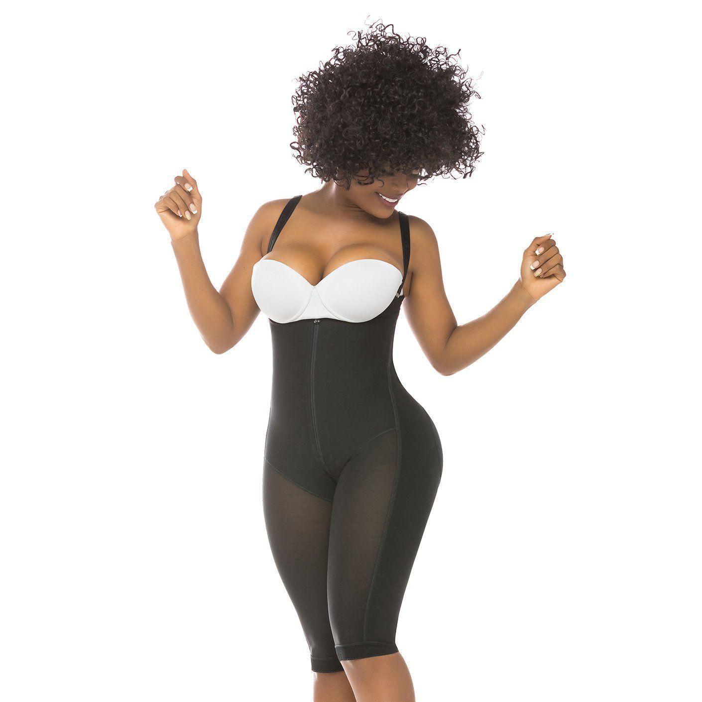 Faja Colombiana Moldeadora y Reductora, Pierna Larga 515 Negro-1