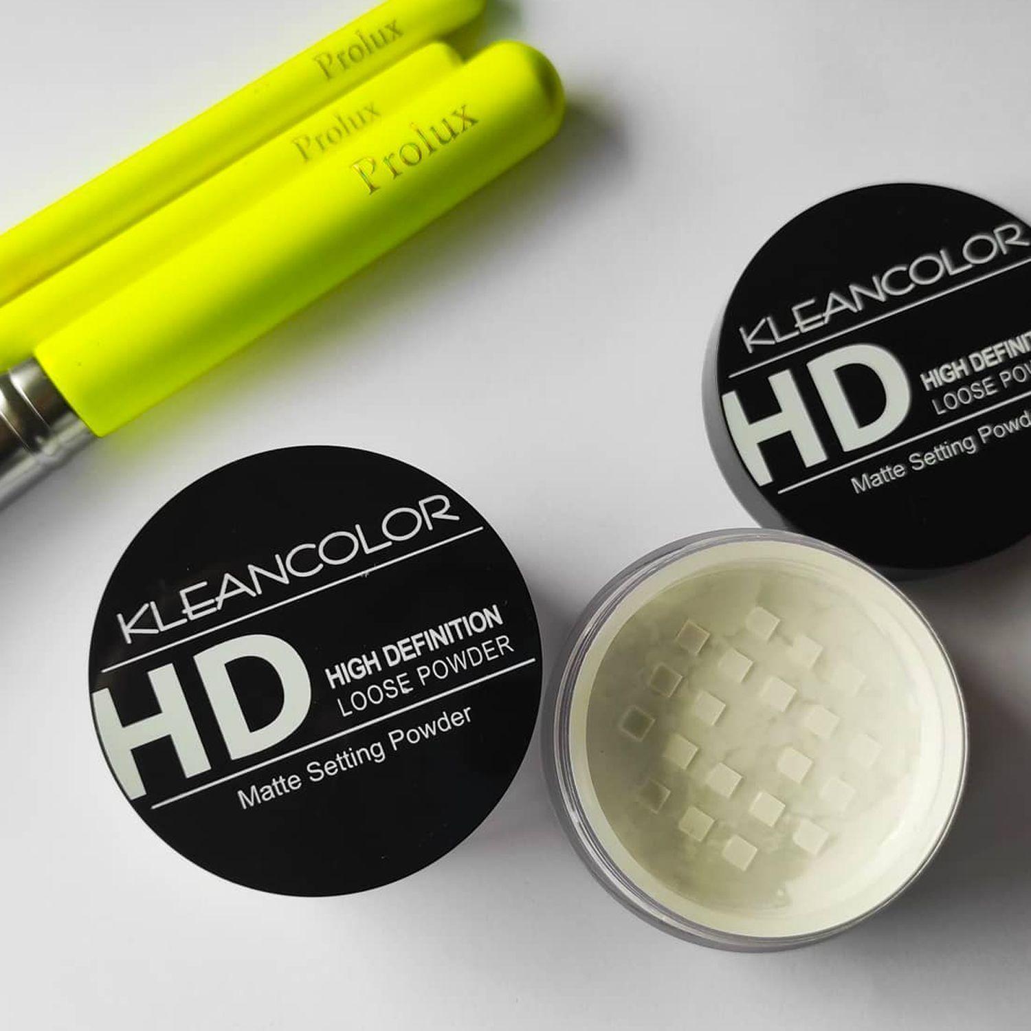 Pack Polvo Fijador Traslúcido High Definition De KleanColor + Esponja De Maquillaje "Blending Sponge" Con Jabón Beauty Creations-3