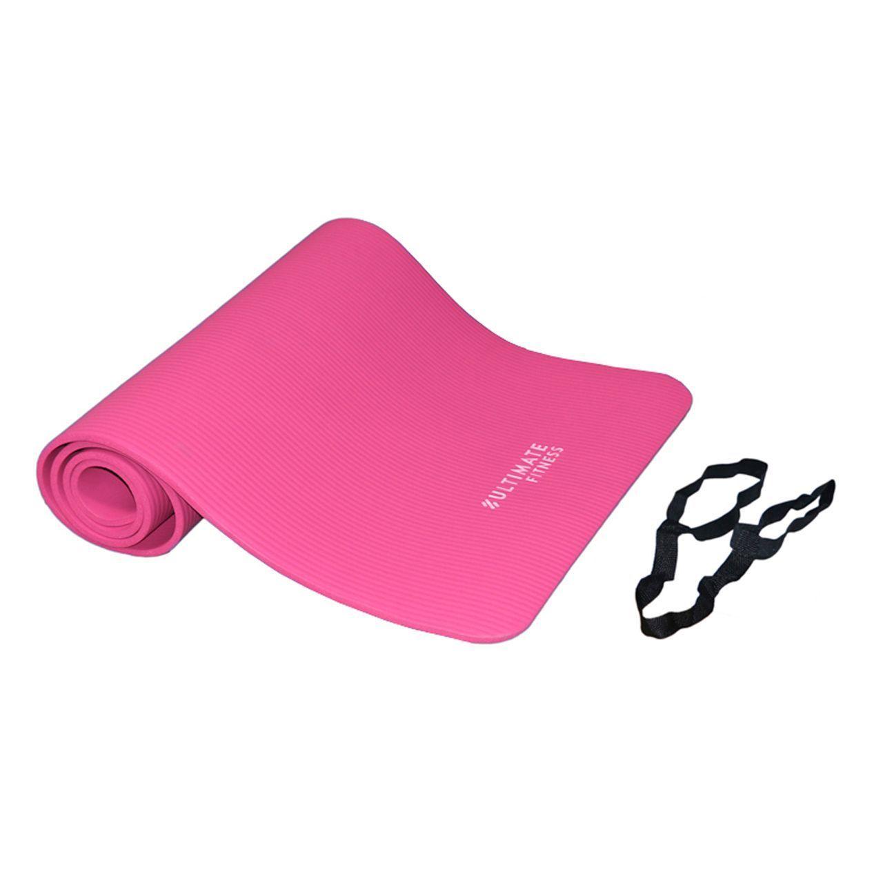 Mat de Yoga 10 mm NBR Rosado-0
