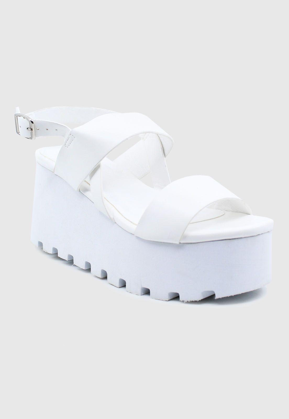 Sandalia Vigalfo blanca Stylo Shoes-1