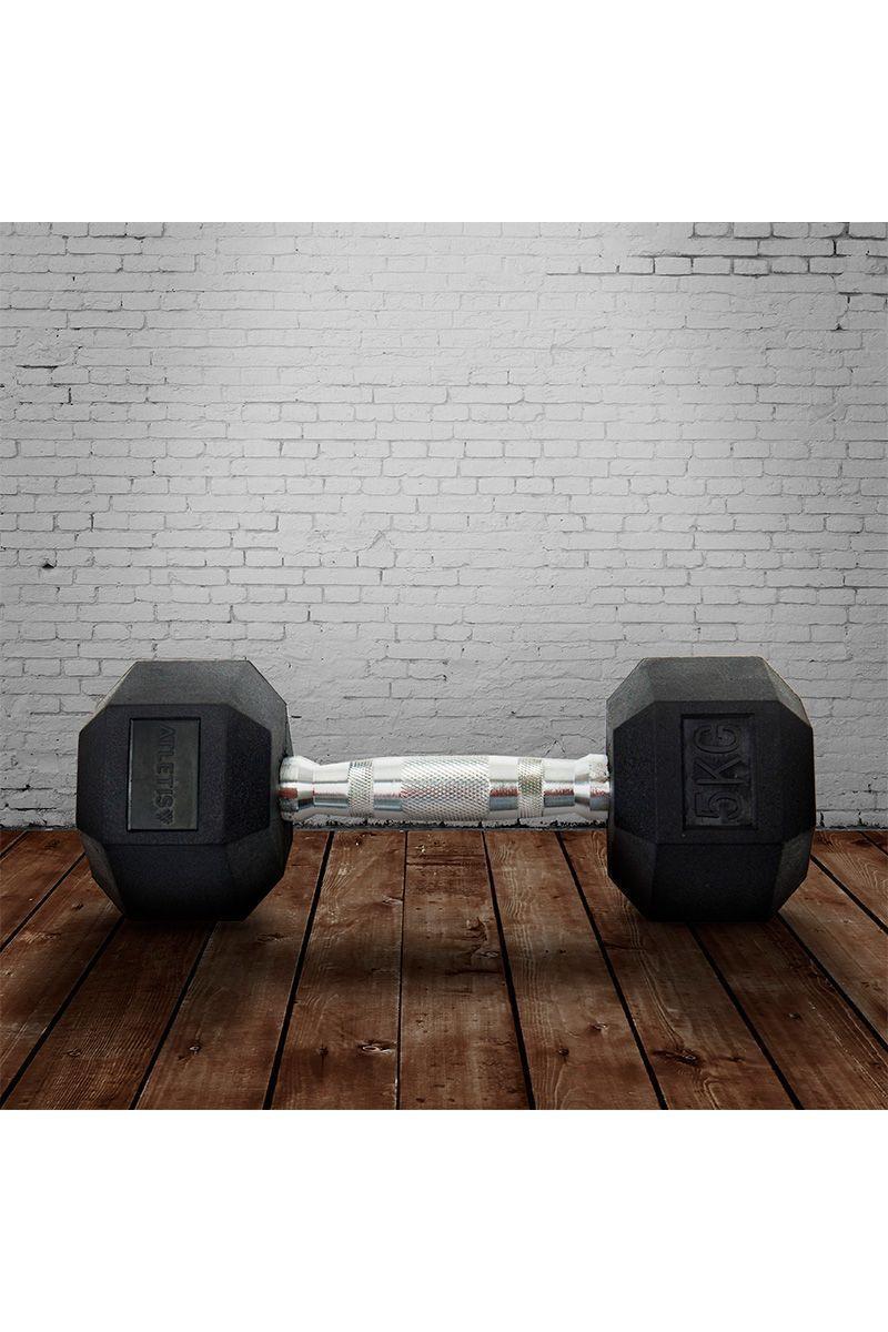 Mancuerna Hexagonal 5 Kg Negro-5