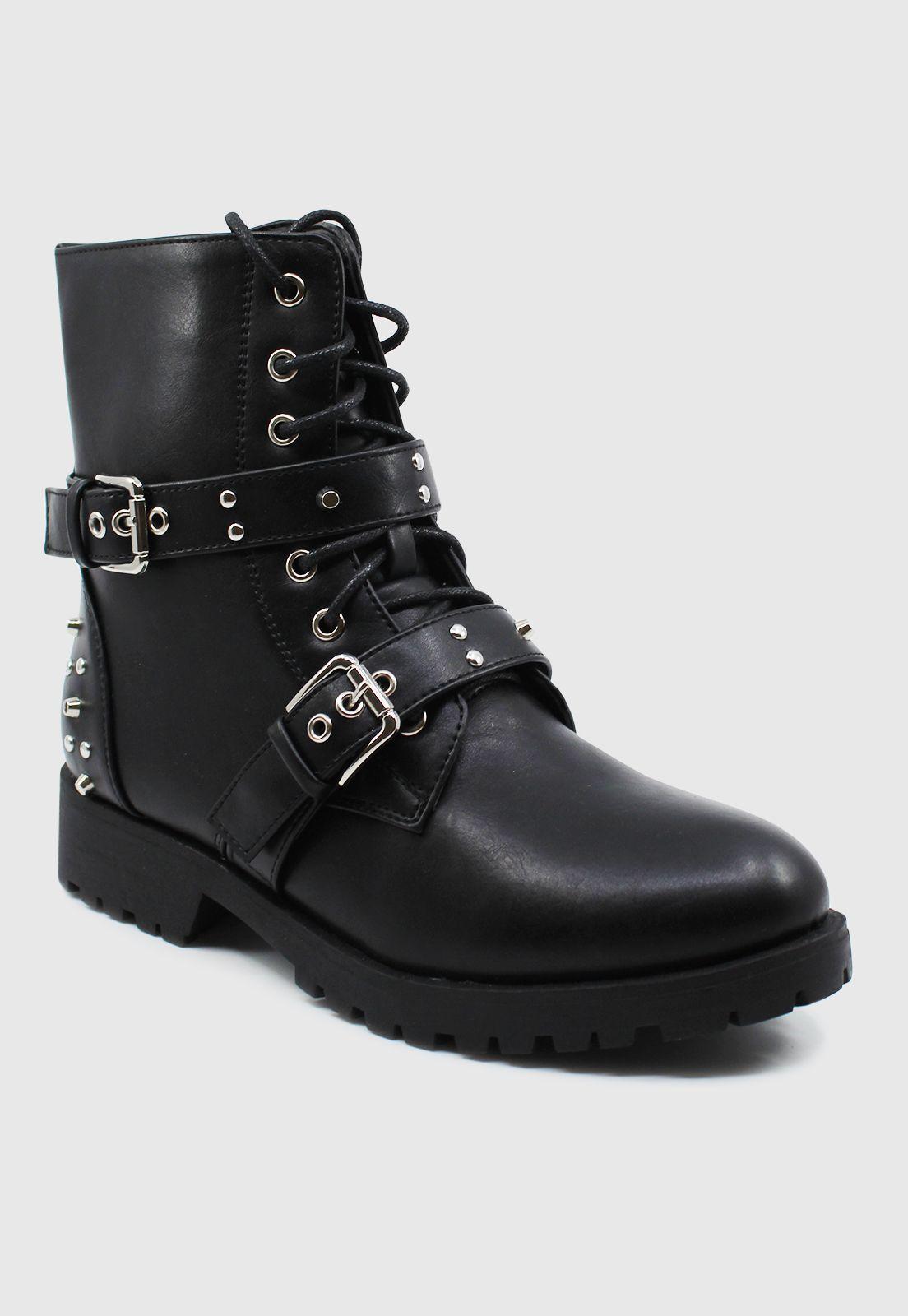 Botín Stylo Shoes Amatista KX201016 Black-1