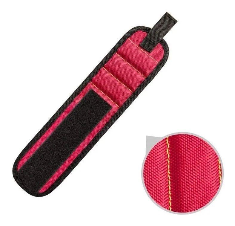 Pulsera Muñequera Magnética Sujeta Herramientas Tornillos-2