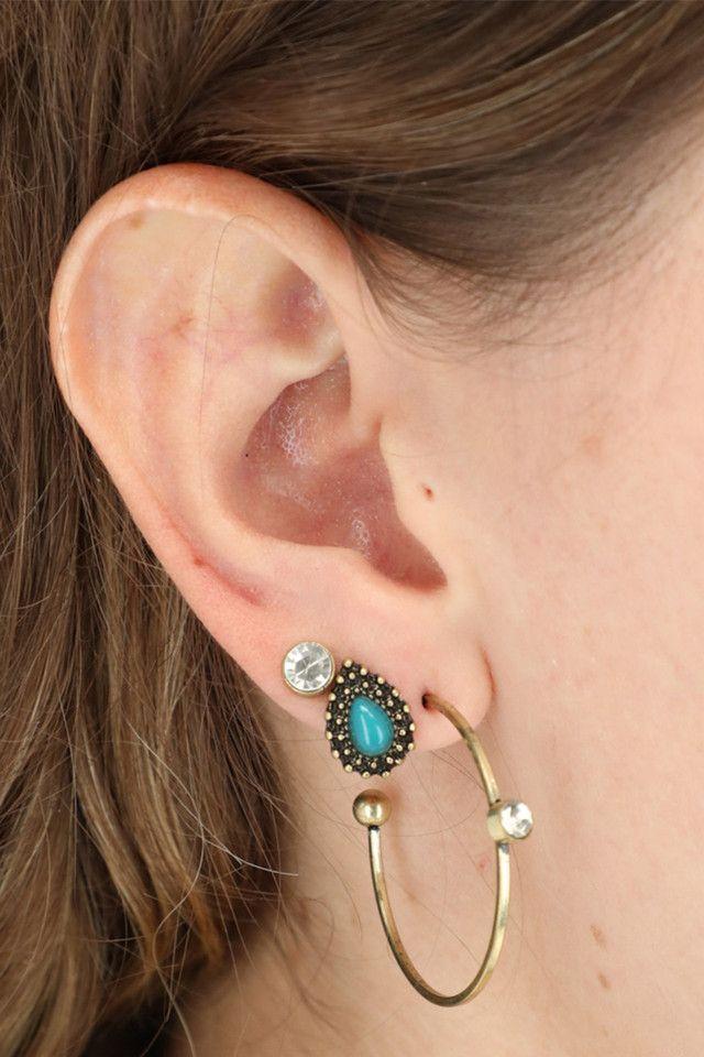 Set de Aros Mystical Dorado Humana-1