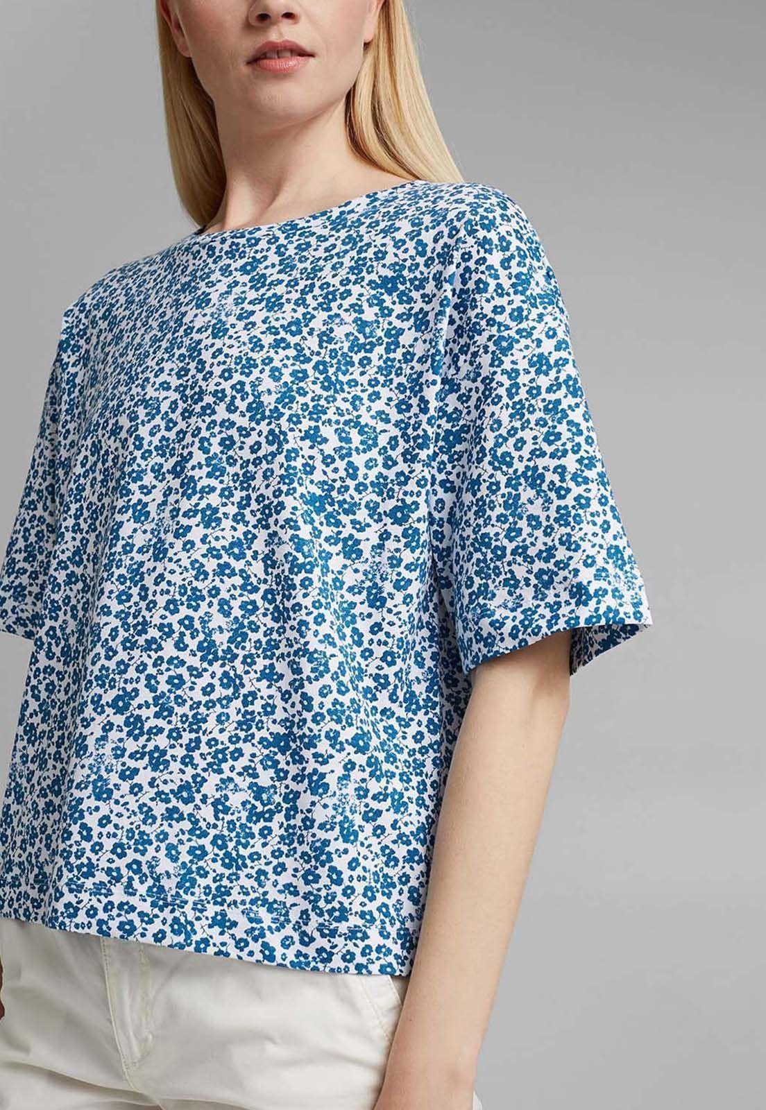 Polera Mujer Manga Corta Estampada Esprit-2