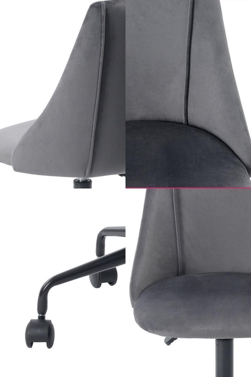 Silla de Oficina Altura Ajustable Palermo Gris-4