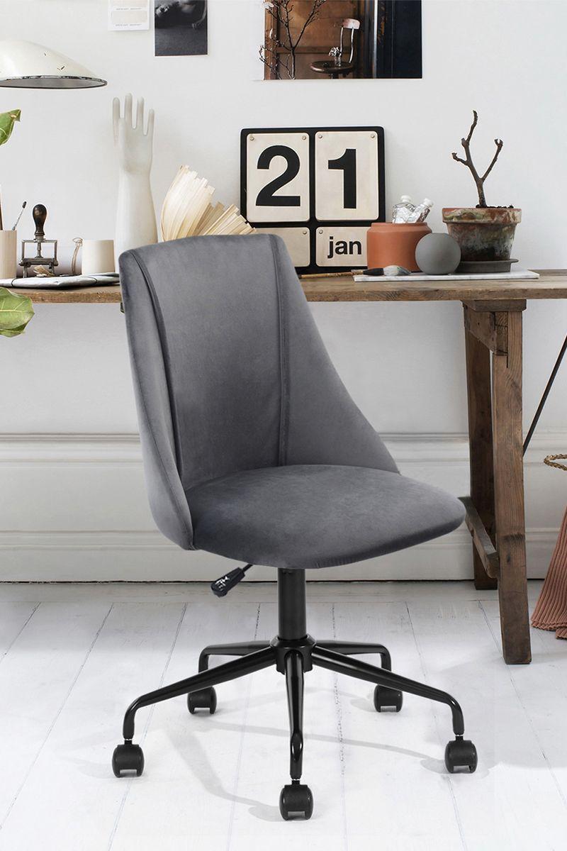 Silla de Oficina Altura Ajustable Palermo Gris-1