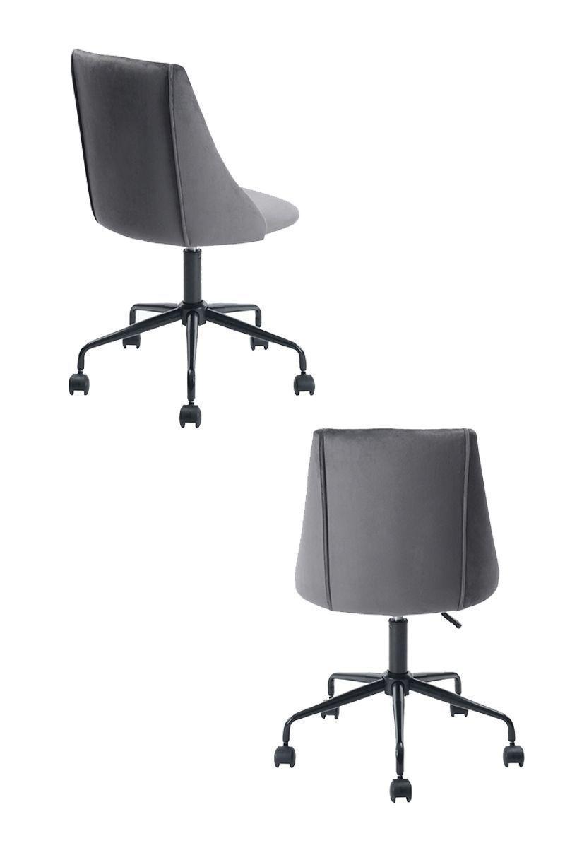 Silla de Oficina Altura Ajustable Palermo Gris-3