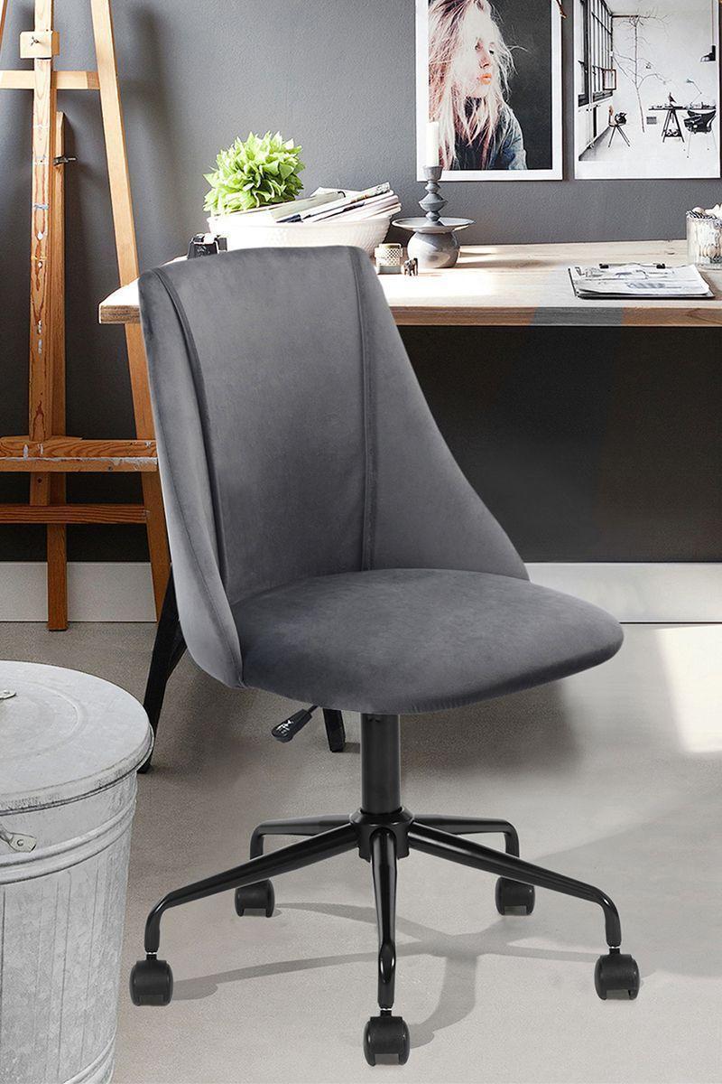 Silla de Oficina Altura Ajustable Palermo Gris-5