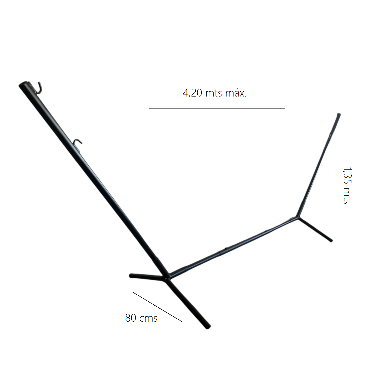 Soporte Transportable Hamacas Ajustable-1