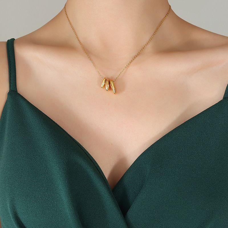 Collar Baño Oro Amarillo 18 Kilates Porotitos-3