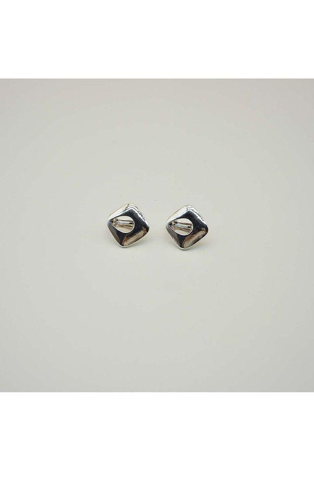 Aro Clip Rombo Plateado i-D-0