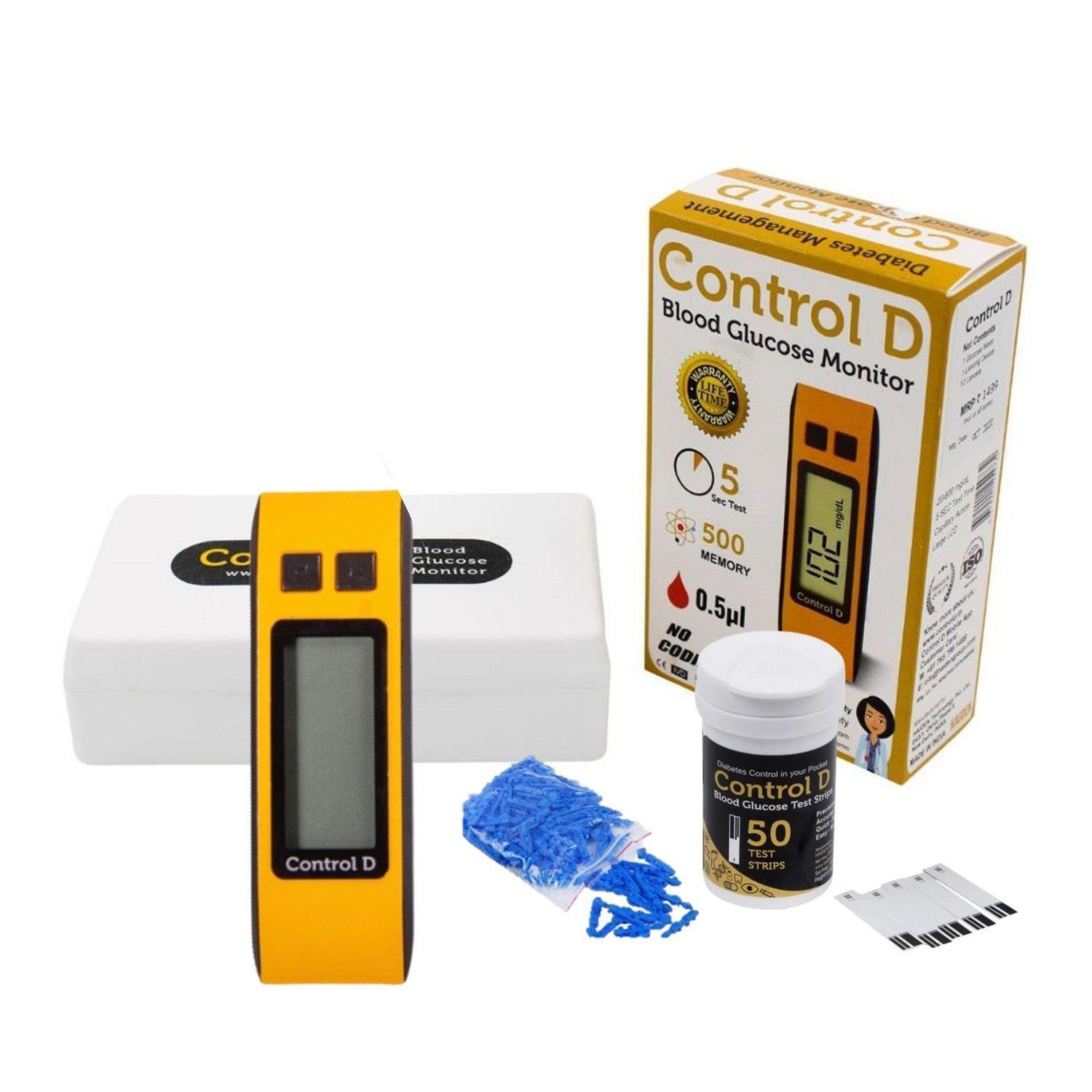 Glucómetro + Tiras Reactivas 50 U+ Lancetas 100 U-0