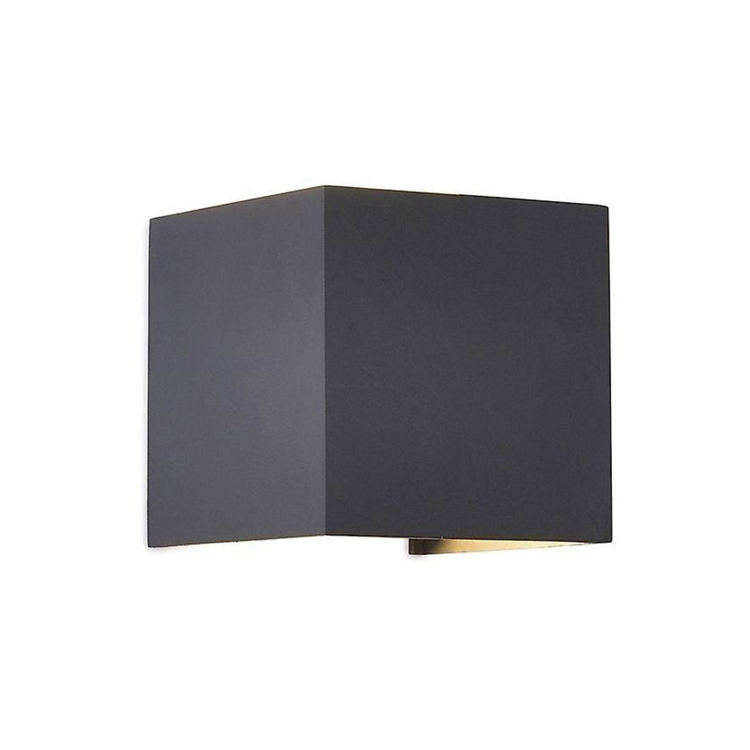 Aplique LED Cuadrado 6w Negro-0