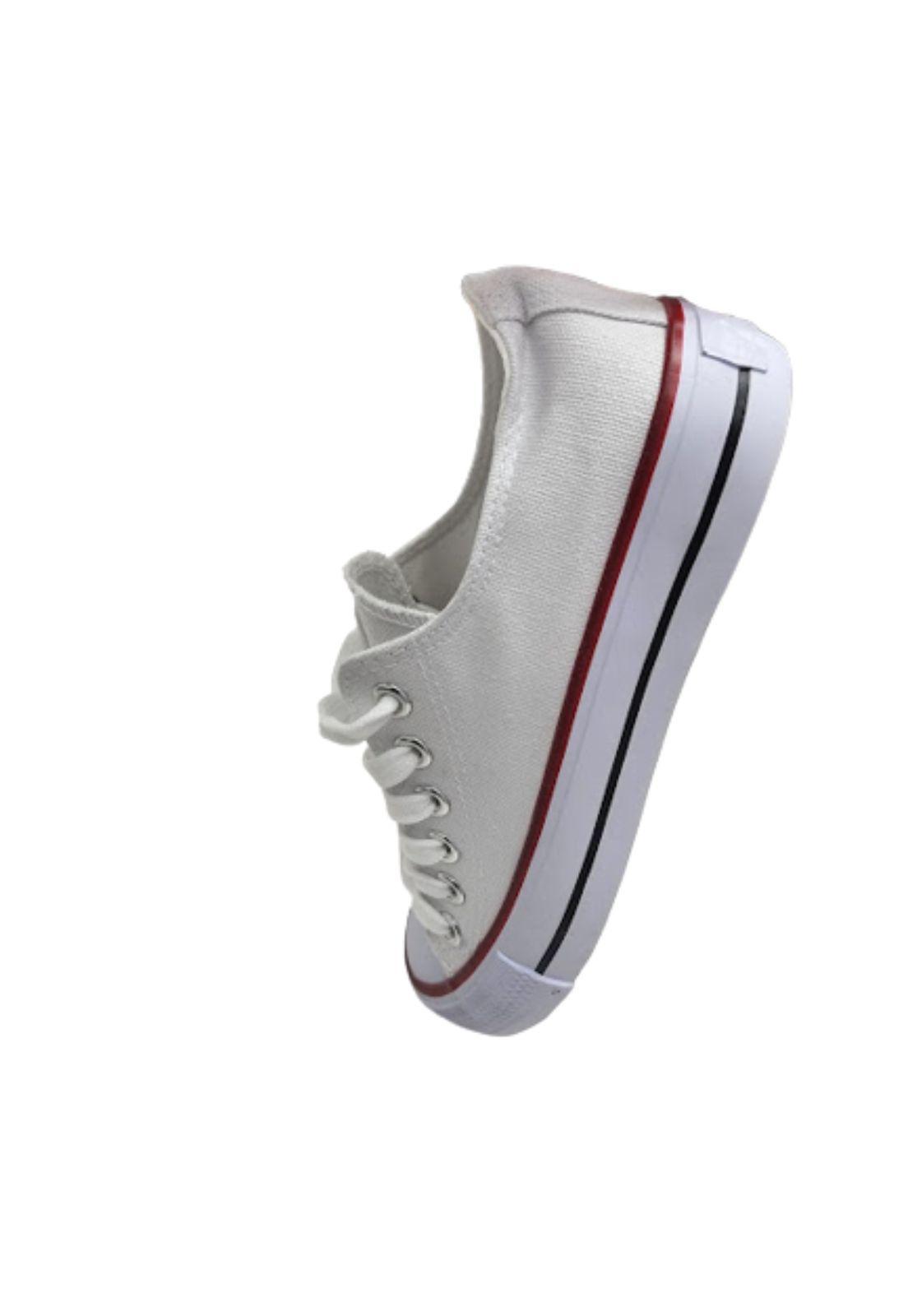 Zapatilla Hombre Lona Blanco-1