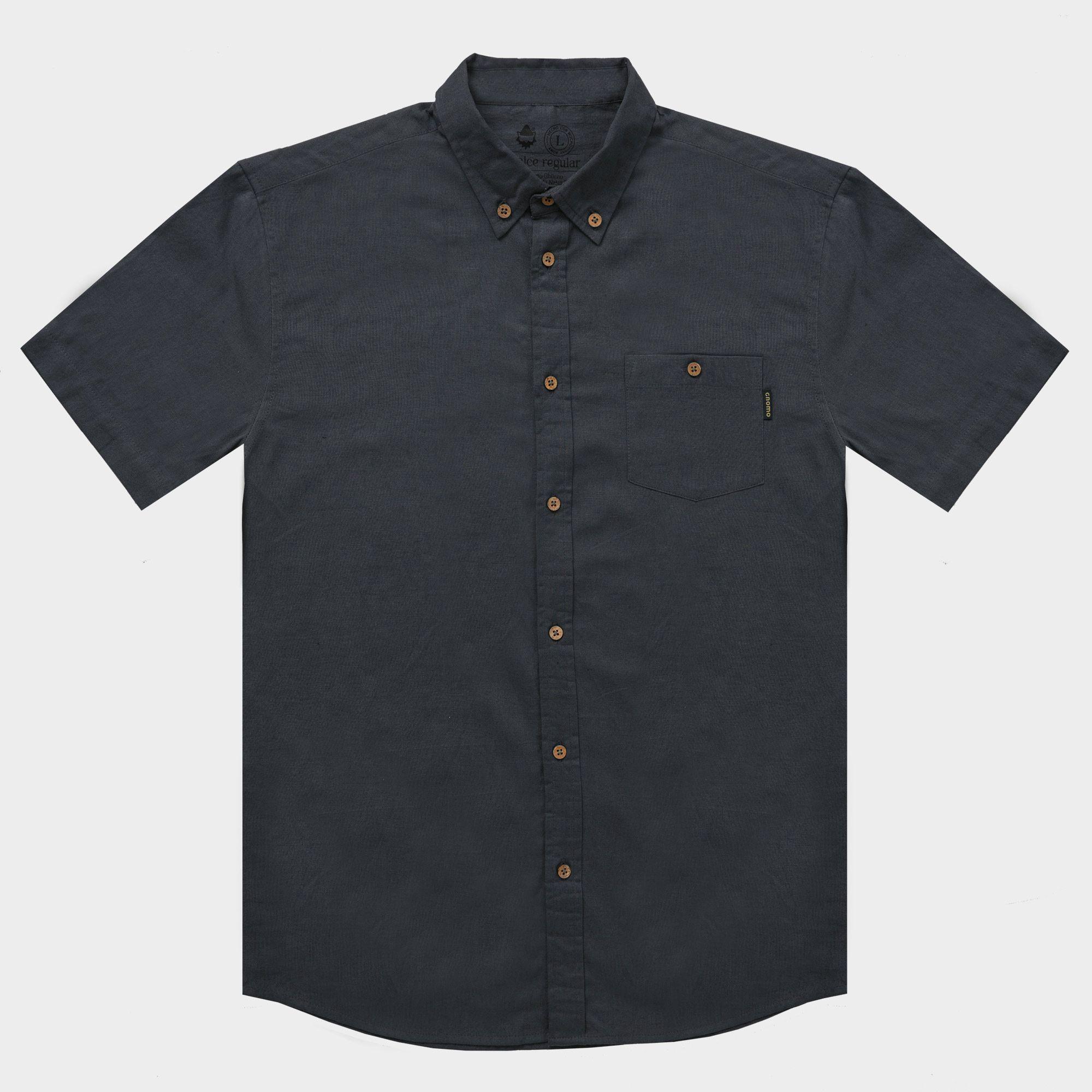 Camisa Ceril Hombre Dark Grey Gnomo-2
