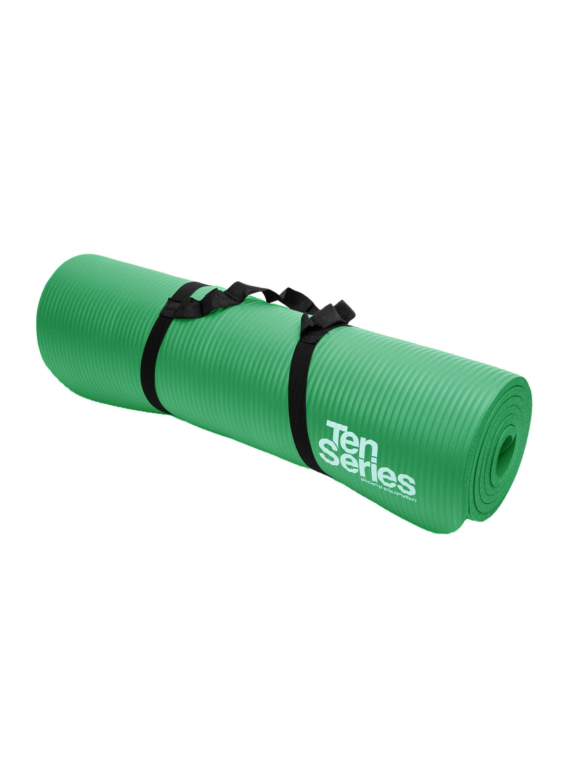 Mat de Yoga  y Entrenamiento Verde Ten Series-2