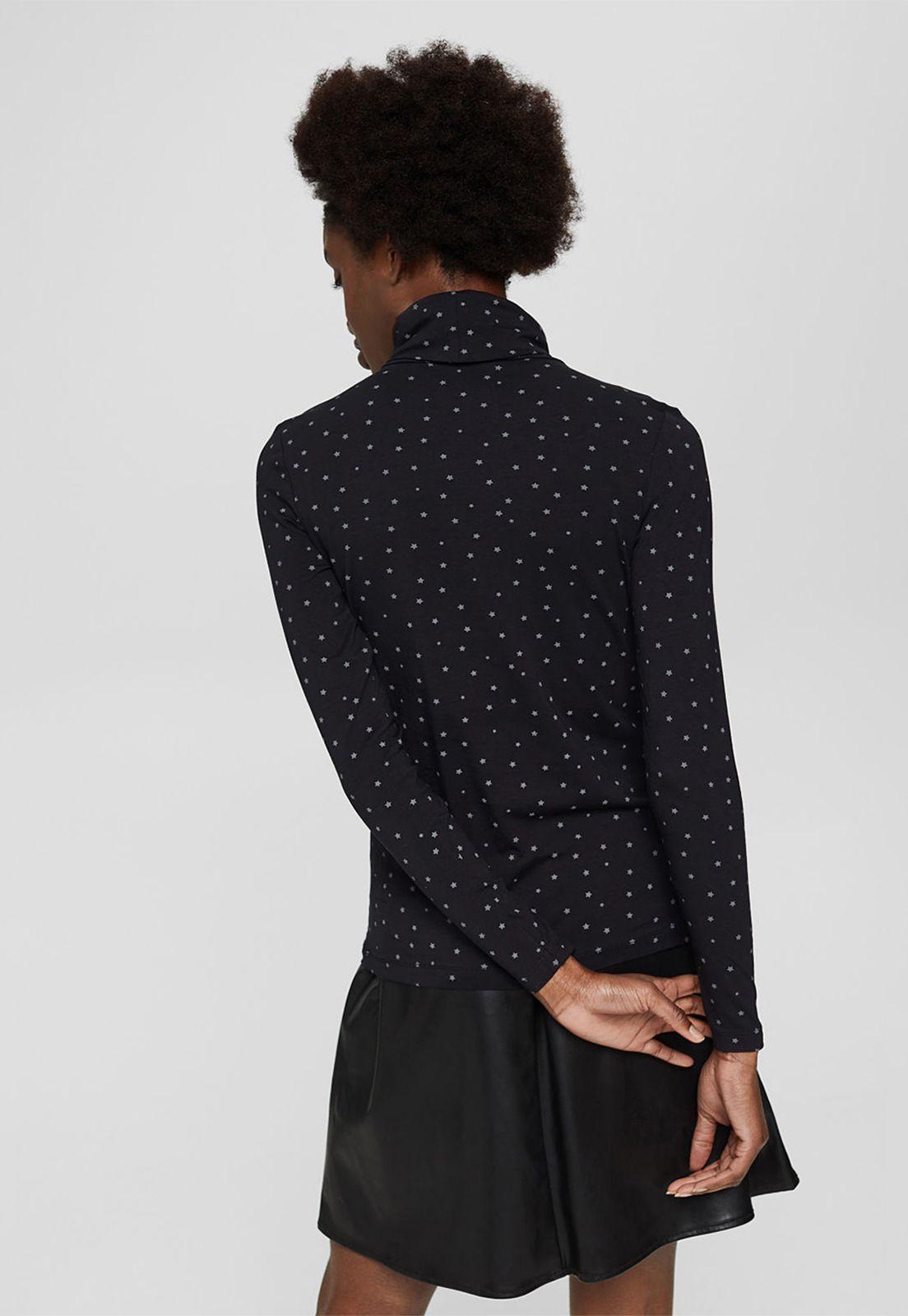 Polera mujer manga larga con estampado Esprit-1