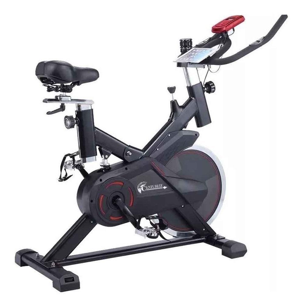 Bicicleta Spinning 13kg Resistencia Pantalla-2