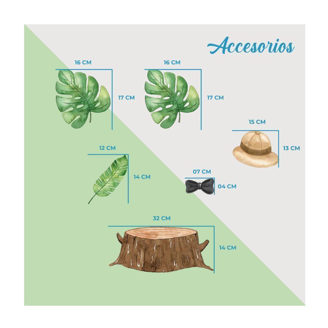 Vinilo Adhesivo Decorativo Amigos de Safari-2