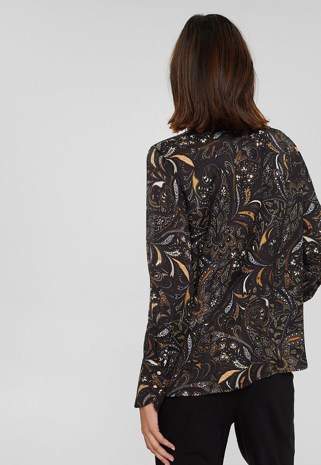 Blusa Estampada Manga Larga Esprit-1