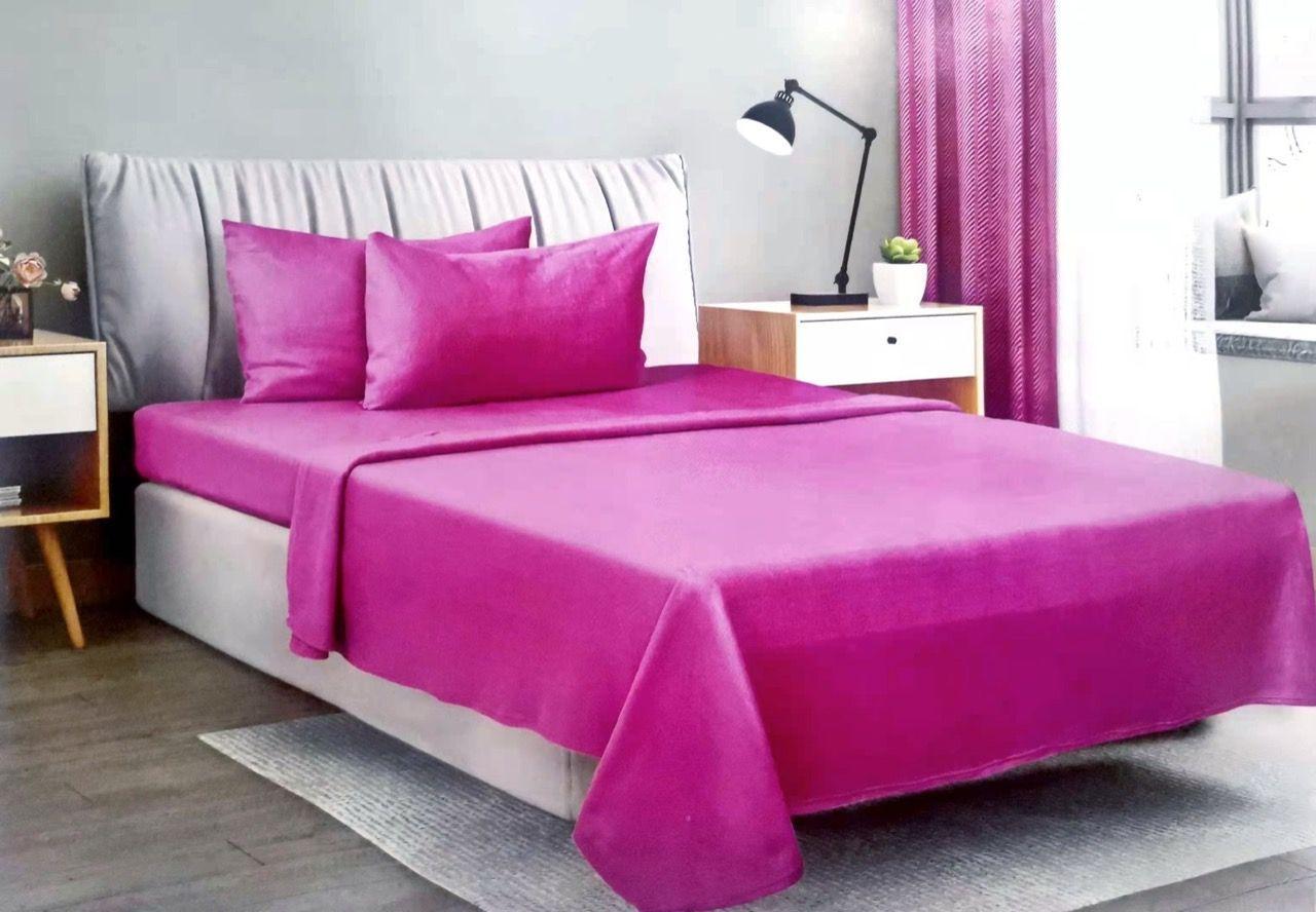 SABANA POLAR COLOR FUCSIA 2 PLAZAS-0