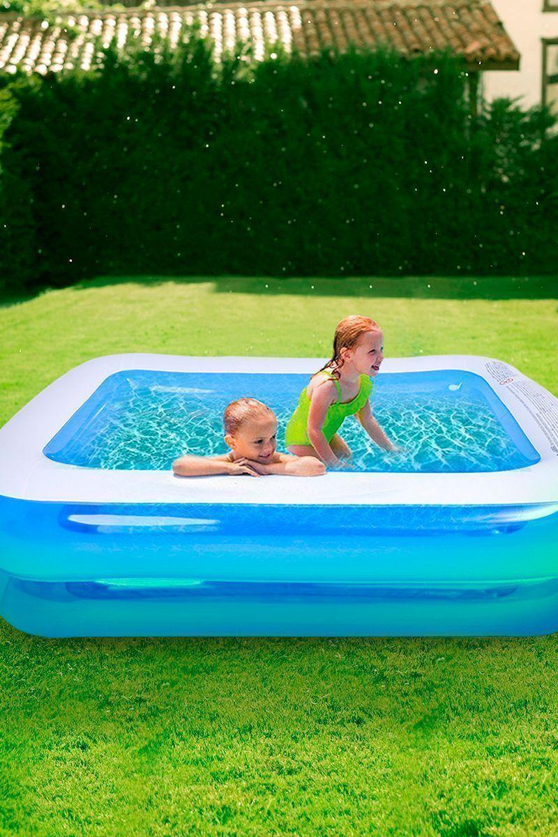 Piscina Rectangular Inflable  440 L 200x150x50 cm-4