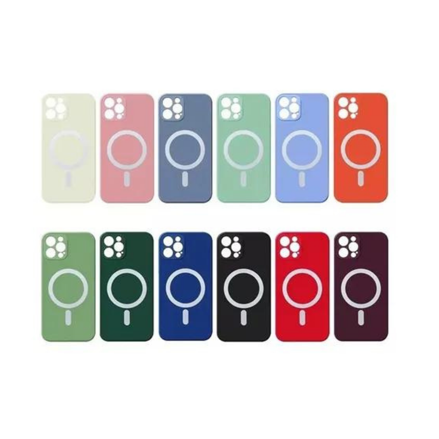 Carcasa iPhone 12 Pro Max Magsafe + Cargador Magsafe 15w-3