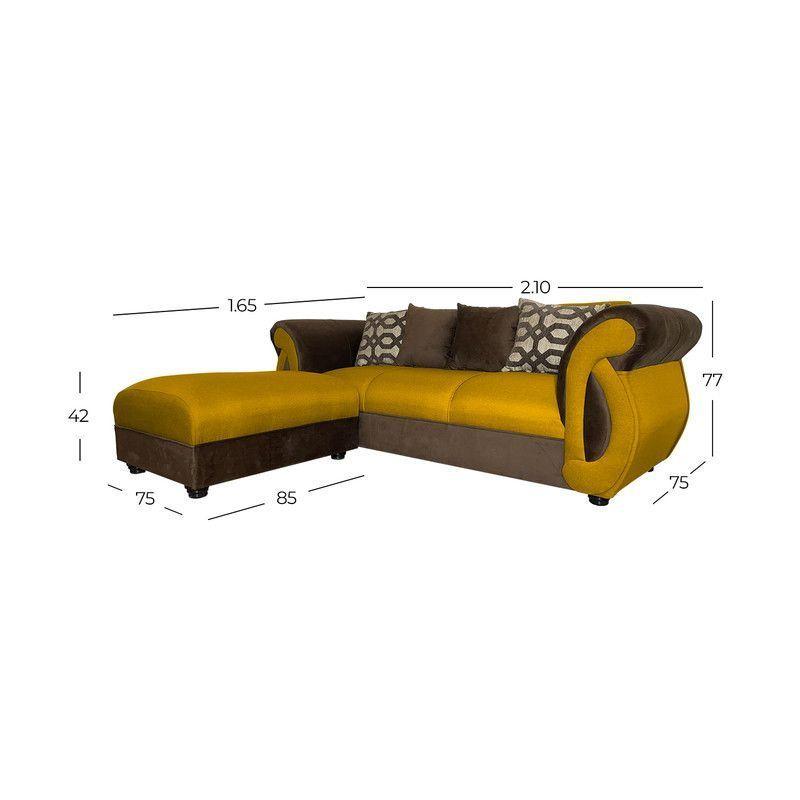 Seccional New Dominga Amarillo 3 Cuerpos-3