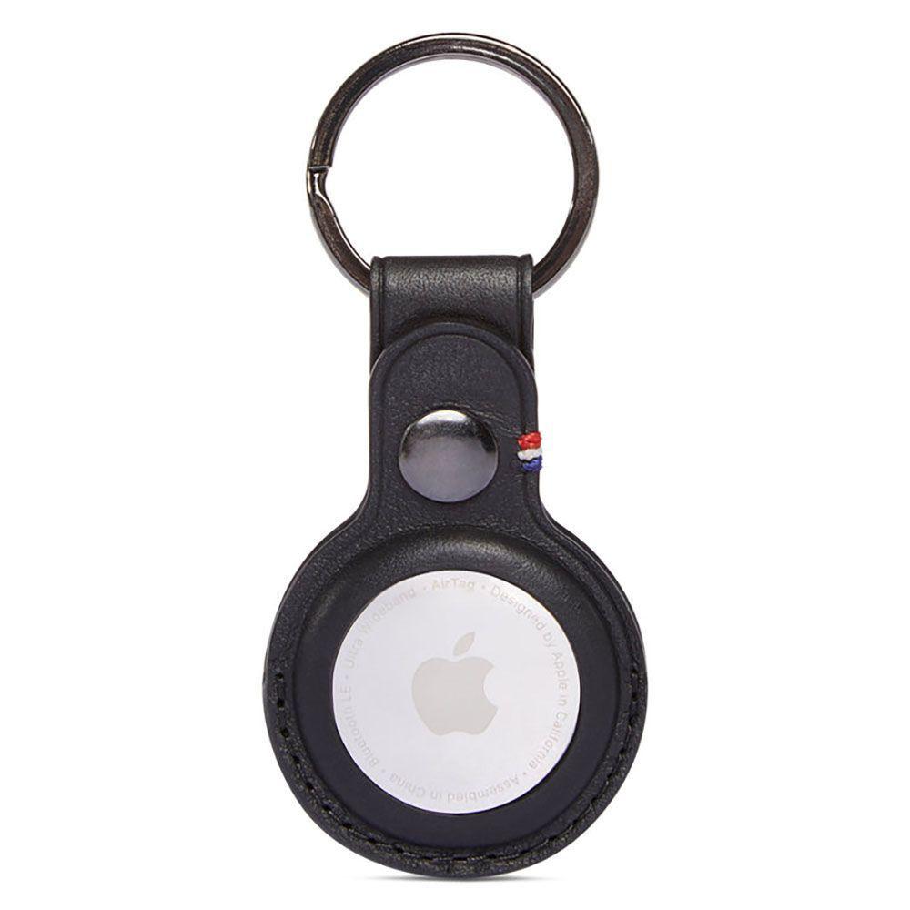 Llavero Cuero AirTag Negro-1