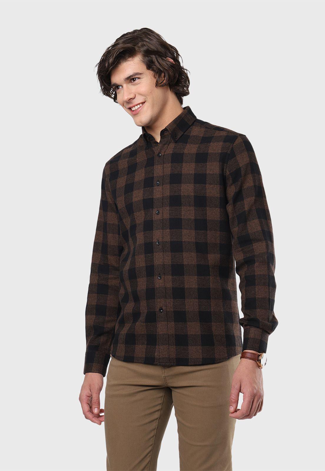 Camisa Casual A Cuadros Arrow-1