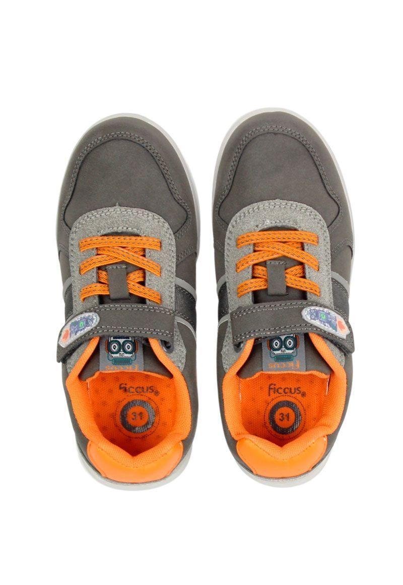 Zapatilla led velcro powerlight a correr niño 959-2
