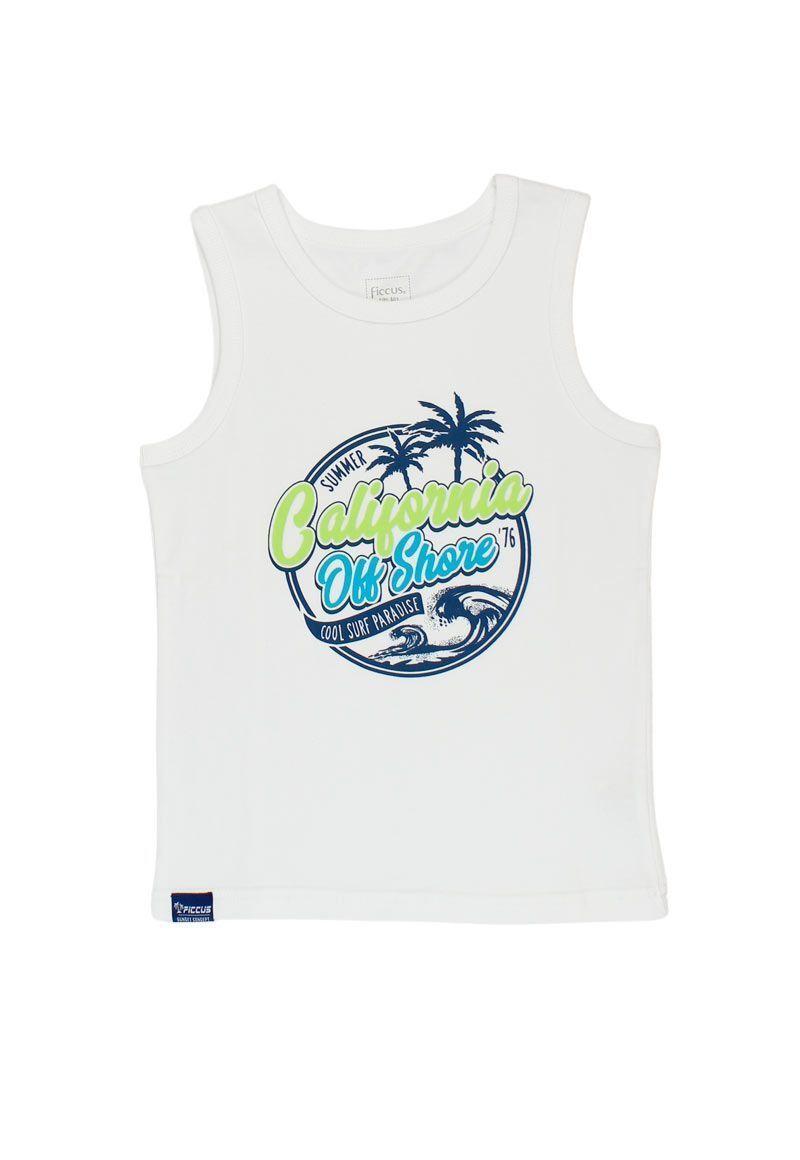 Polera Kids Niño S/ Mangas Surfers Ficcus-0