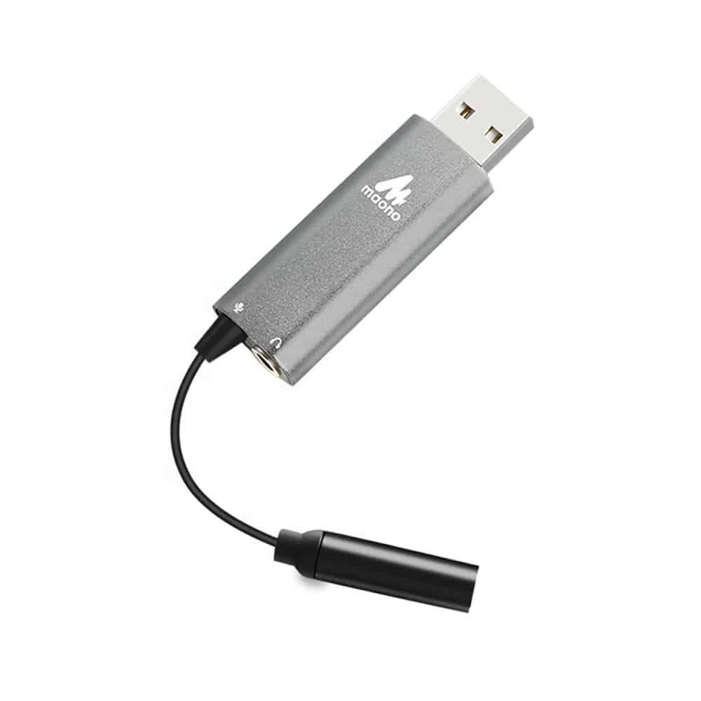 Tarjeta de sonido Maono AU-AD304, entrada USB – Windows/Mac-2