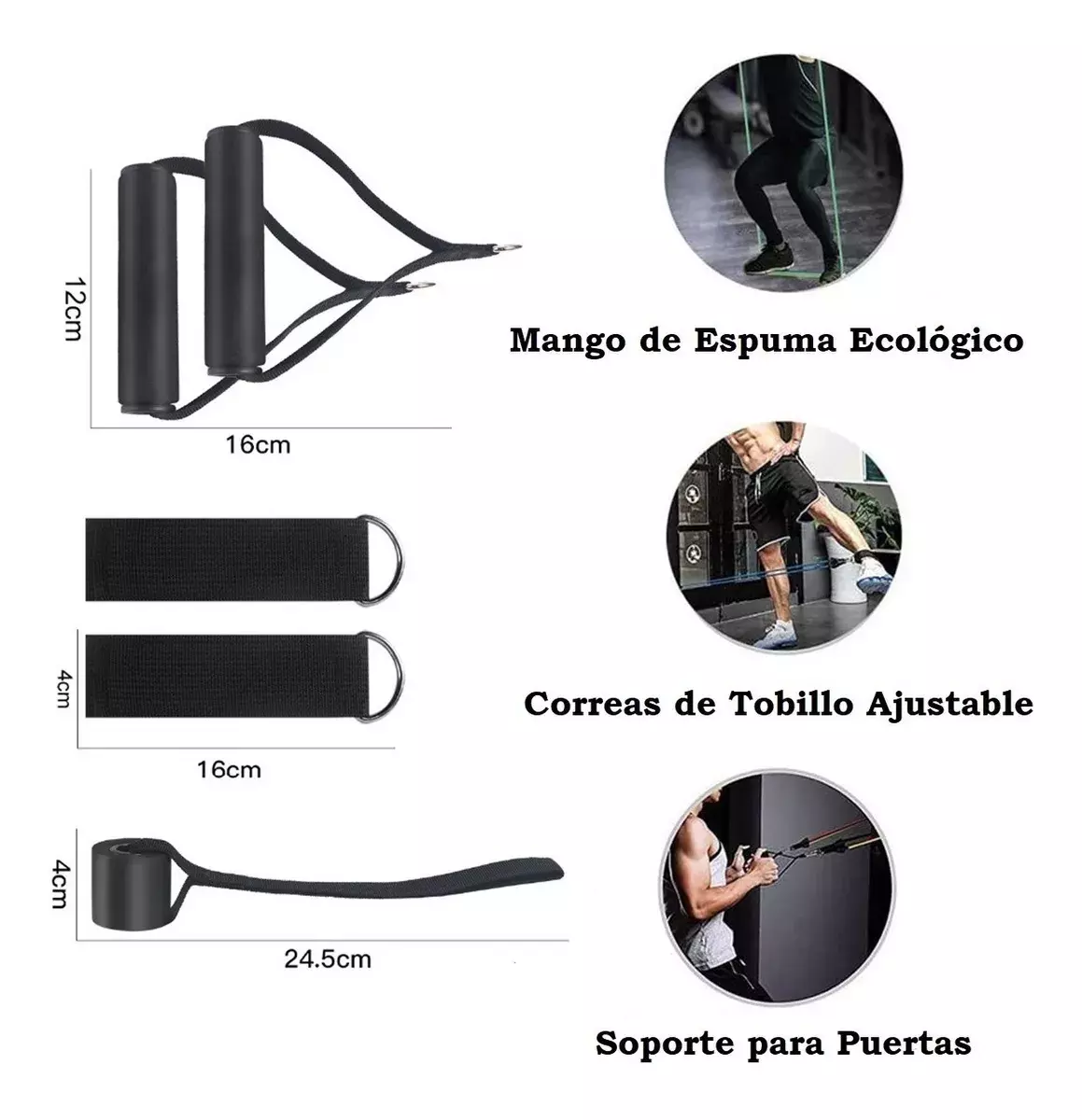Kit Bandas Elásticas de resistencia 11 piezas-2