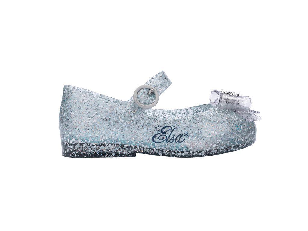 Ballerina Sweet Love + Disney Princess Azul Glitter Mini Melissa-0