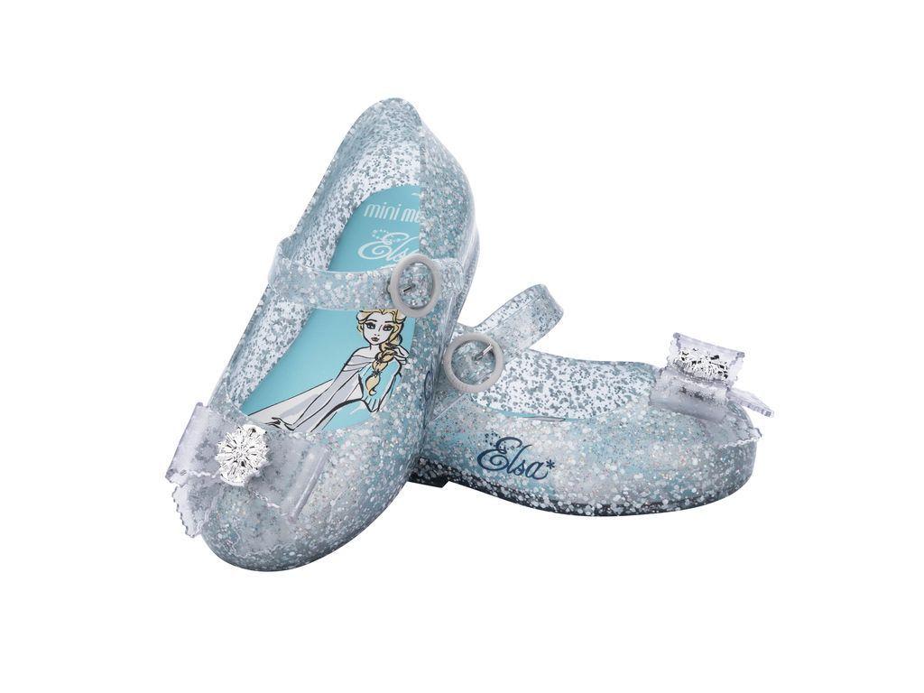 Ballerina Sweet Love + Disney Princess Azul Glitter Mini Melissa-3