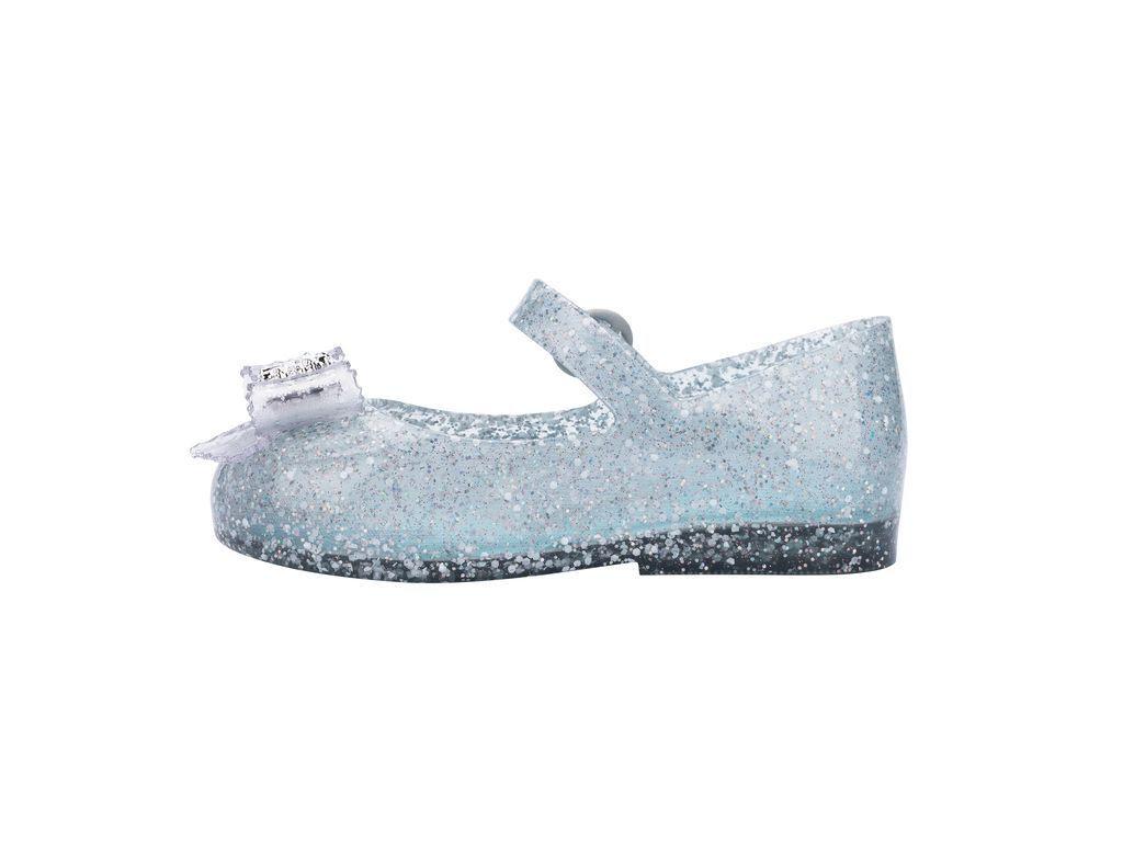 Ballerina Sweet Love + Disney Princess Azul Glitter Mini Melissa-1