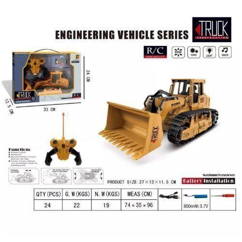 TRACTOR BULLDOZER WIRELESS CON CONTROL REMOTO-1
