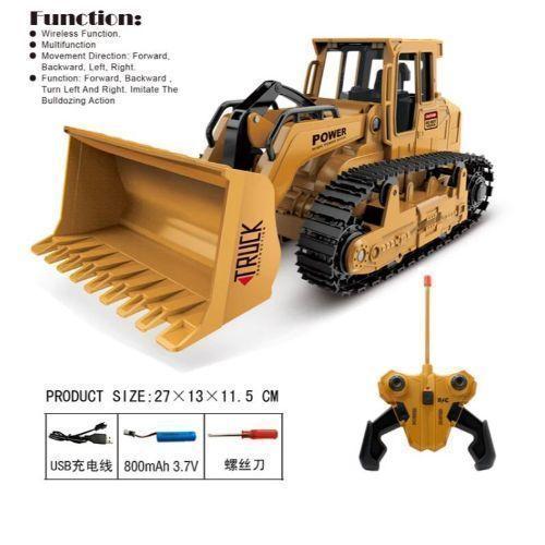 TRACTOR BULLDOZER WIRELESS CON CONTROL REMOTO-3