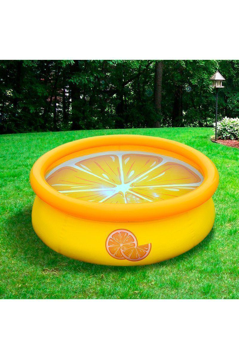 Piscina Inflable 457Lts 41cmx150cmx150cm Naranja-5