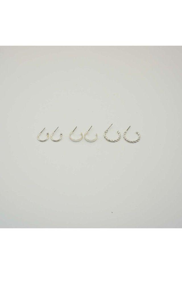 Aro Set Argollas Plateado i-D-0