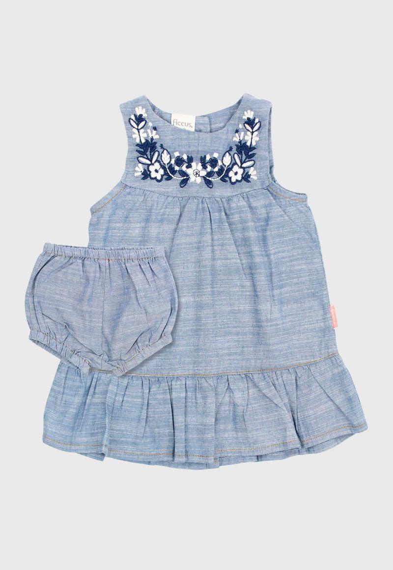 Vestido body newborn niña 132-0