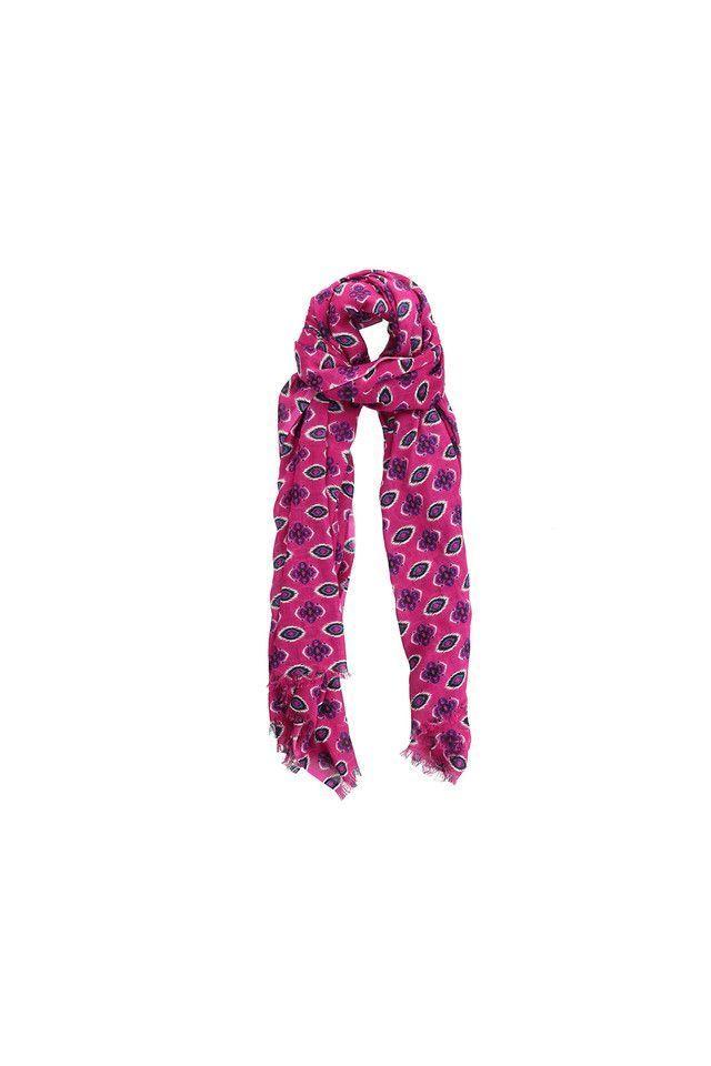 Pañuelo Estampado Marroquí Fucsia Humana-0