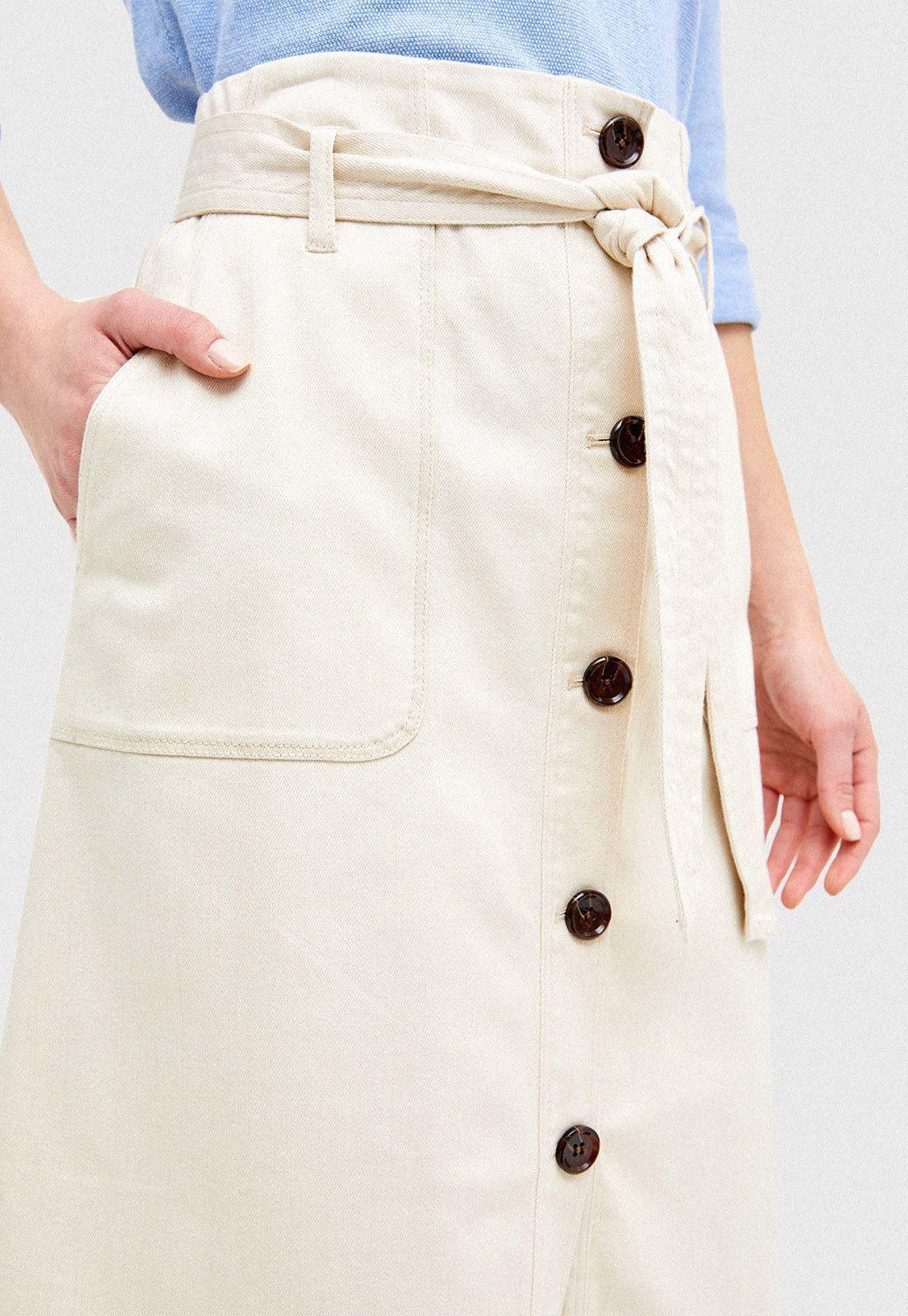 Falda Malia Natural-2