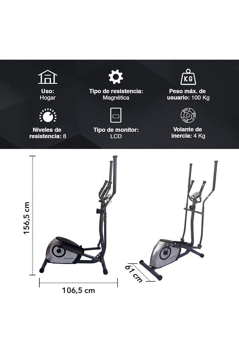 Pack Trotadora M201+ Elíptica Magnética TF-B170 Negro-2