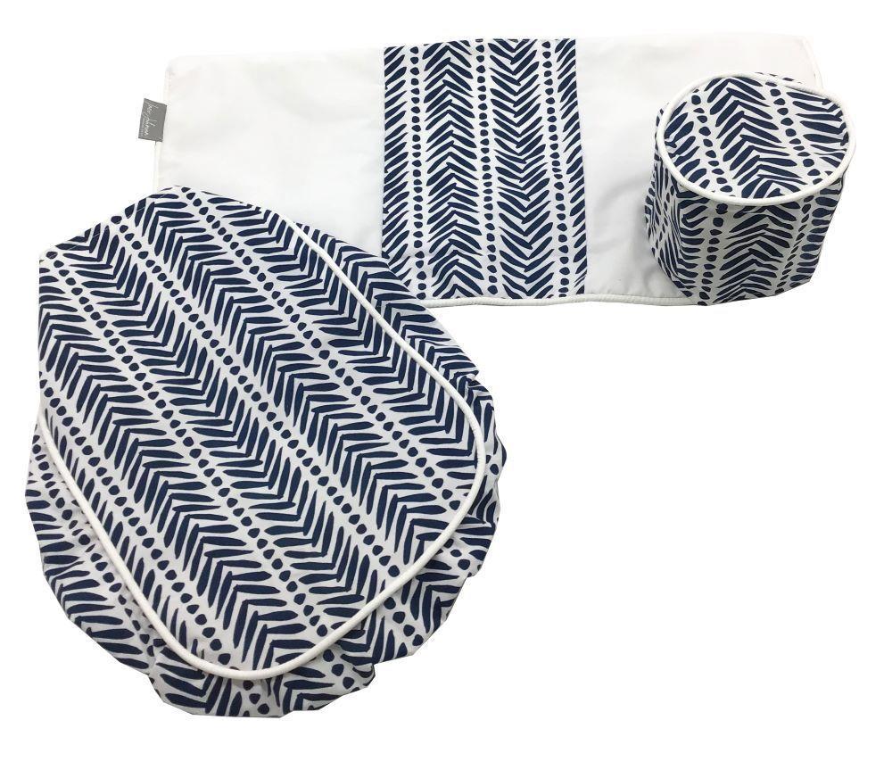 Set De Baño Capri Azul 3 Pzs.-0
