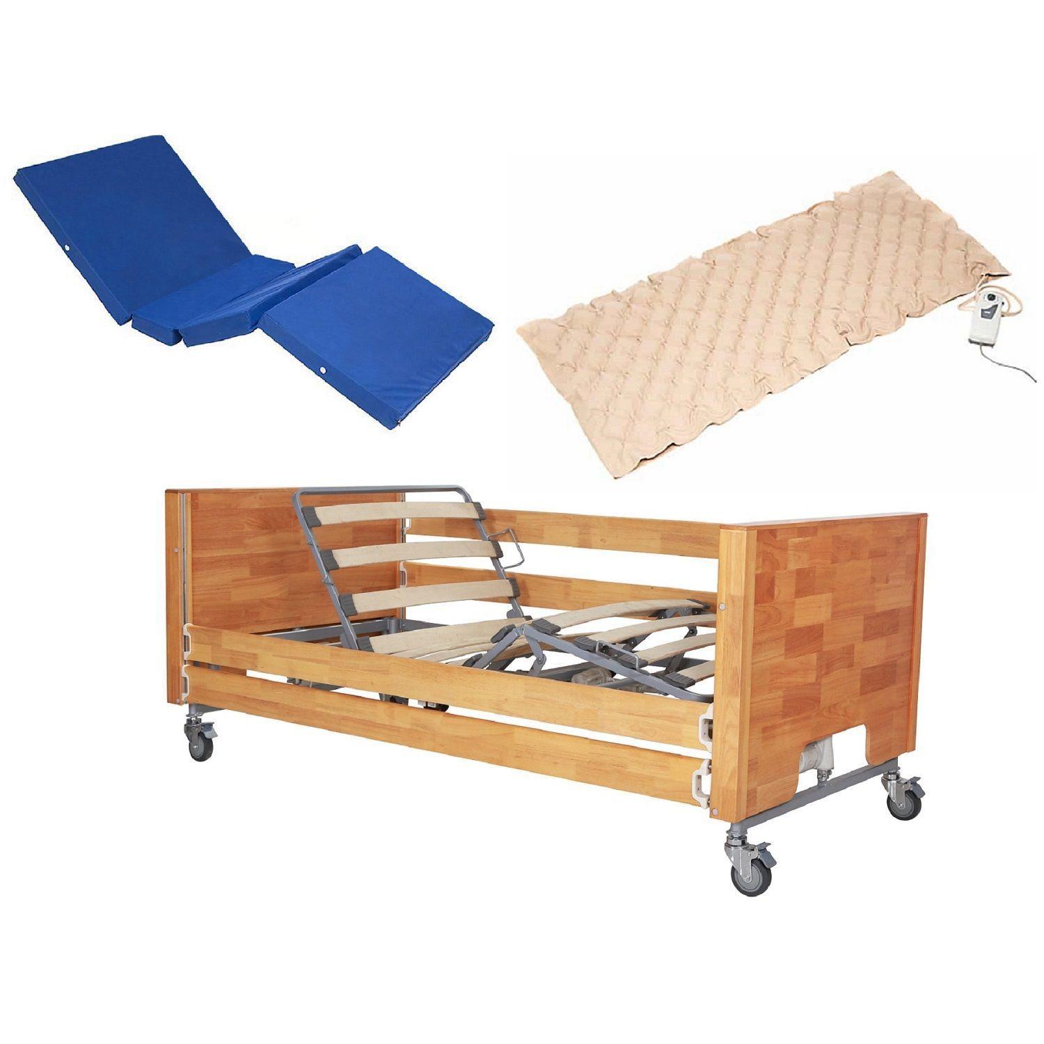 cama clínica eltrc 5 pcs prm h+colchón+colchón as-0