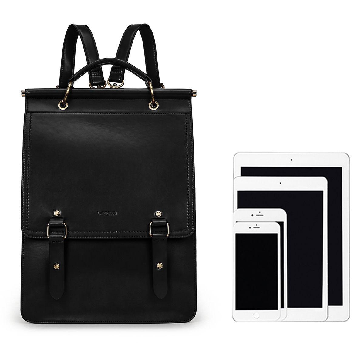 Ecosusi Mochila CHICK VINTAGE para laptop 14" - negro-5