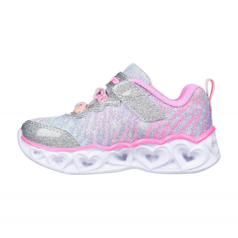 Zapatilla Niña Heart Lights Multicolor Skechers-3